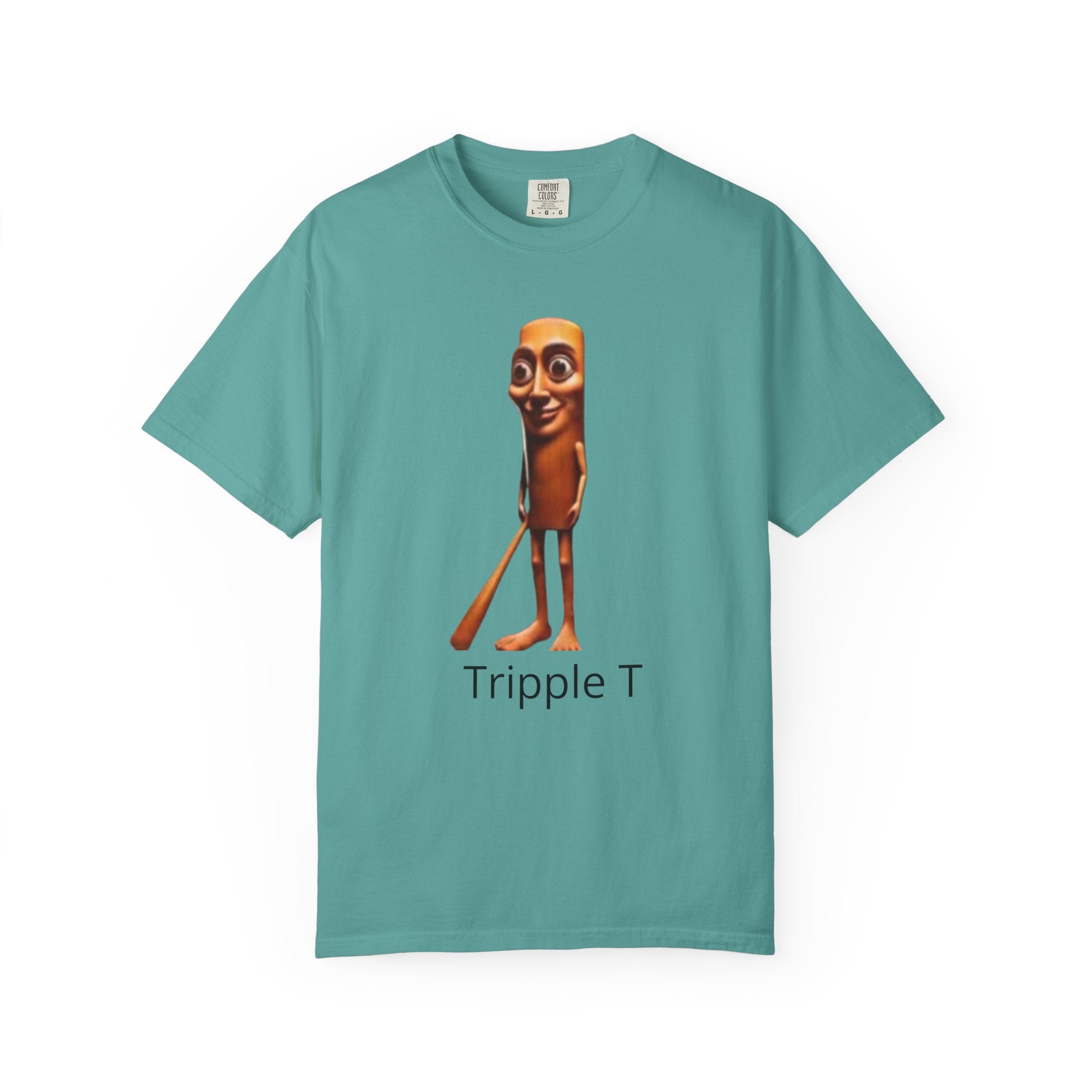 Tripple T Funny Character T-Shirt — Cute Walking Chocolate Bar Graphic Tee