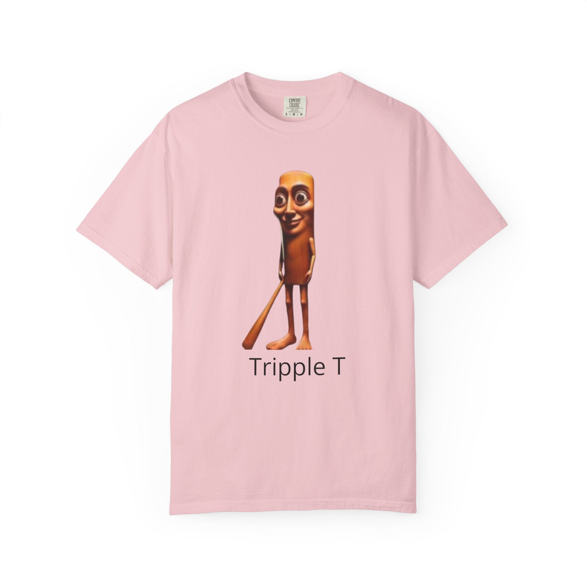 Tripple T Funny Character T-Shirt — Cute Walking Chocolate Bar Graphic Tee