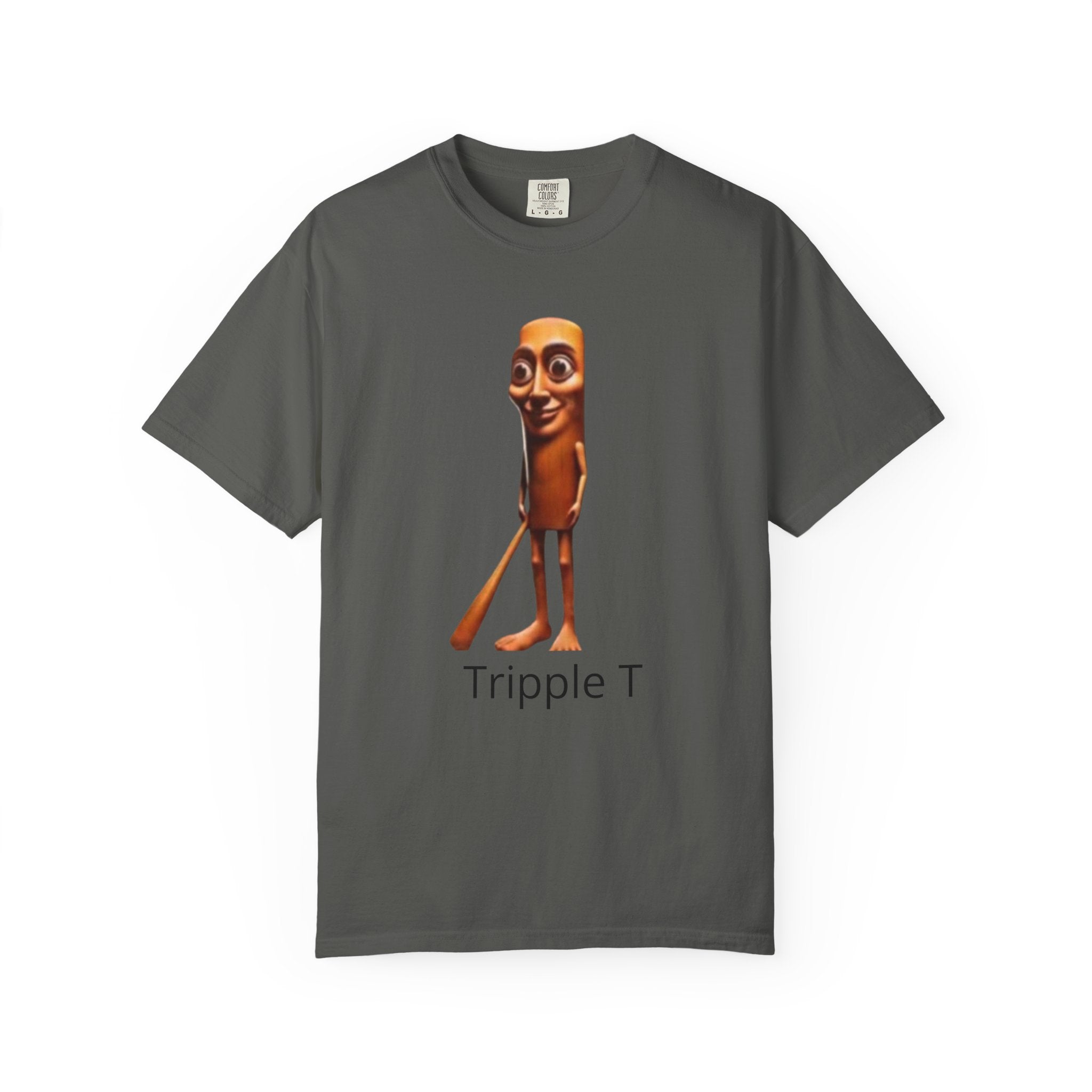 Tripple T Funny Character T-Shirt — Cute Walking Chocolate Bar Graphic Tee