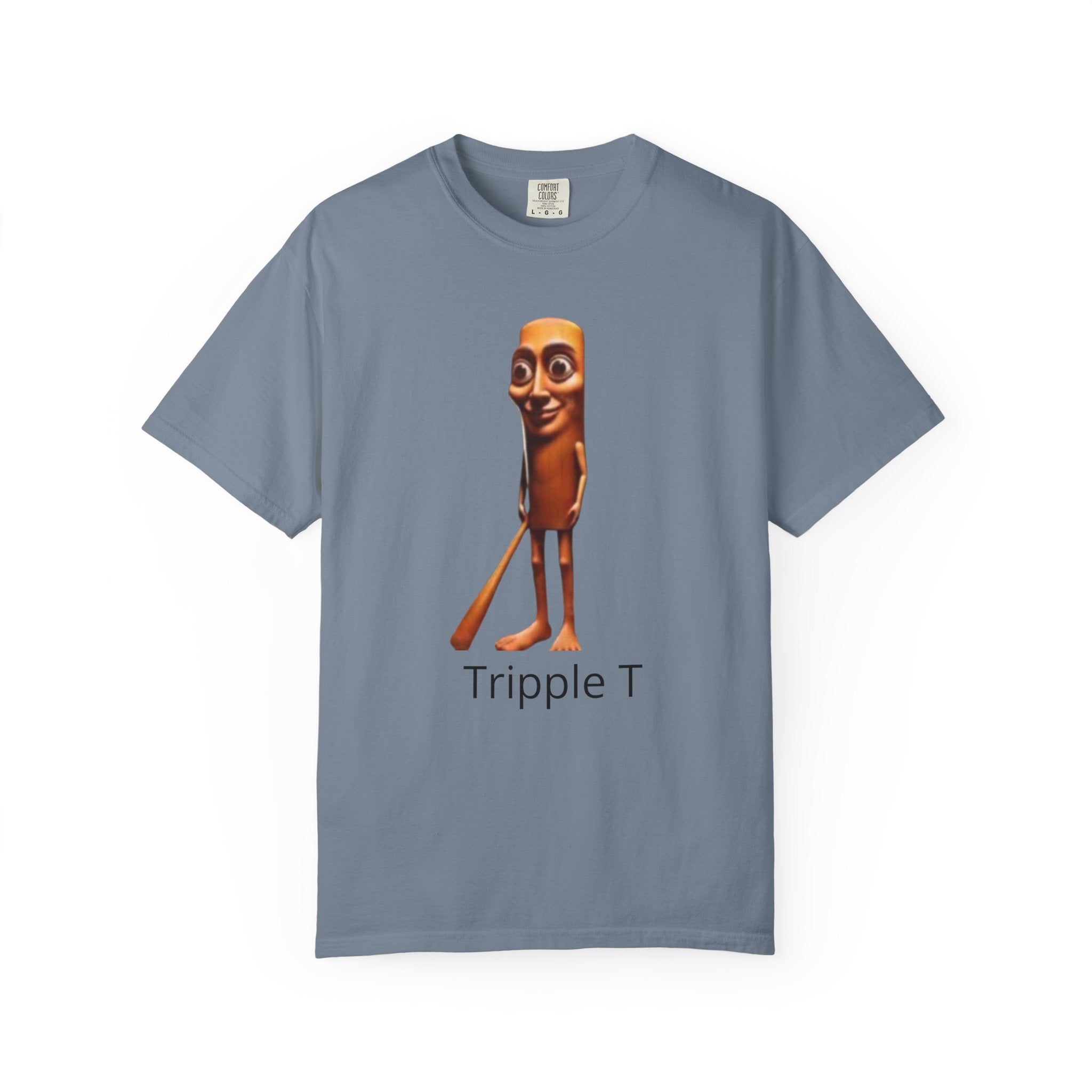 Tripple T Funny Character T-Shirt — Cute Walking Chocolate Bar Graphic Tee
