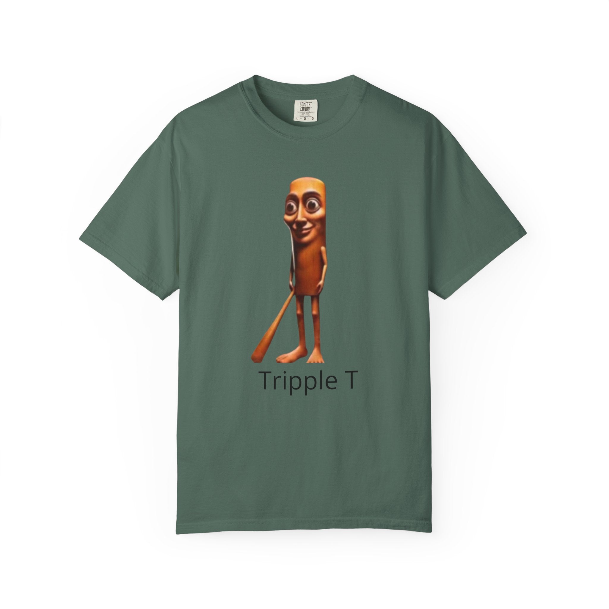 Tripple T Funny Character T-Shirt — Cute Walking Chocolate Bar Graphic Tee