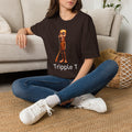 Tripple T Character T-Shirt — Funny Cartoon Sausage Graphic Tee