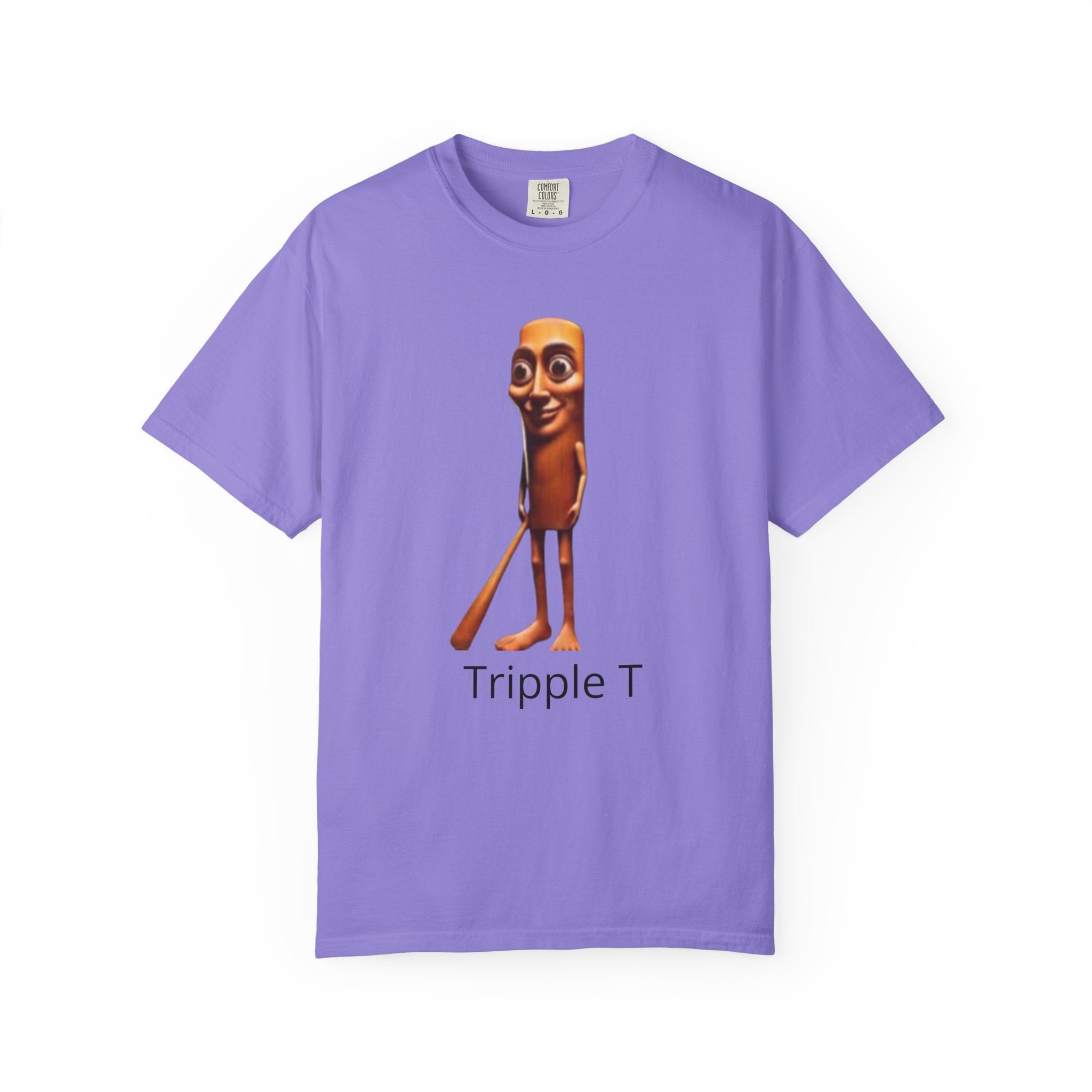 Tripple T Funny Character T-Shirt — Cute Walking Chocolate Bar Graphic Tee