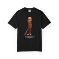 Tripple T Funny Character T-Shirt — Cute Walking Chocolate Bar Graphic Tee