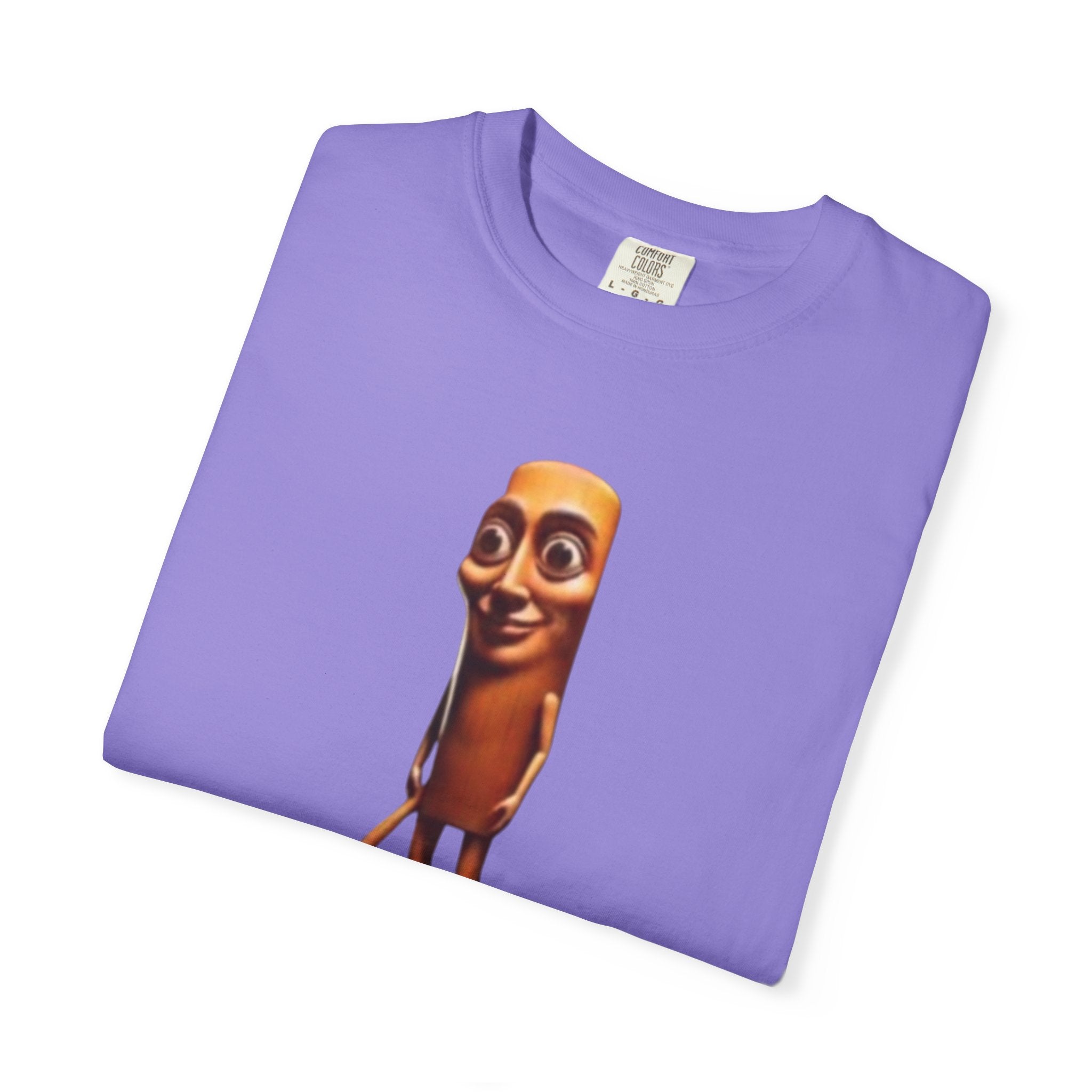 Tripple T Funny Character T-Shirt — Cute Walking Chocolate Bar Graphic Tee