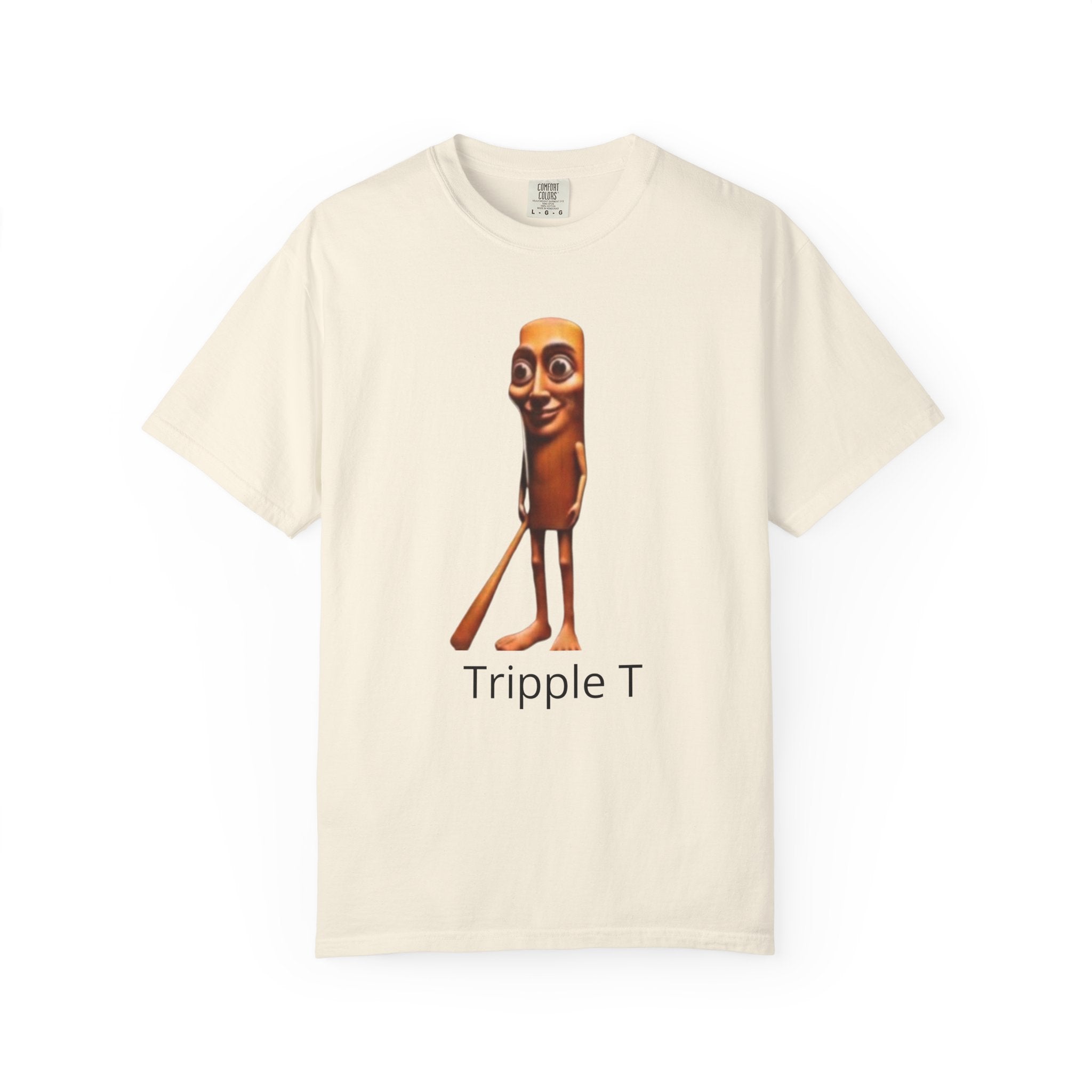 Tripple T Funny Character T-Shirt — Cute Walking Chocolate Bar Graphic Tee