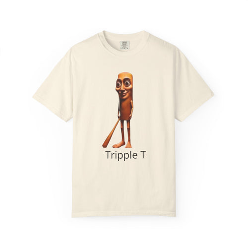 Tripple T Funny Character T-Shirt — Cute Walking Chocolate Bar Graphic Tee