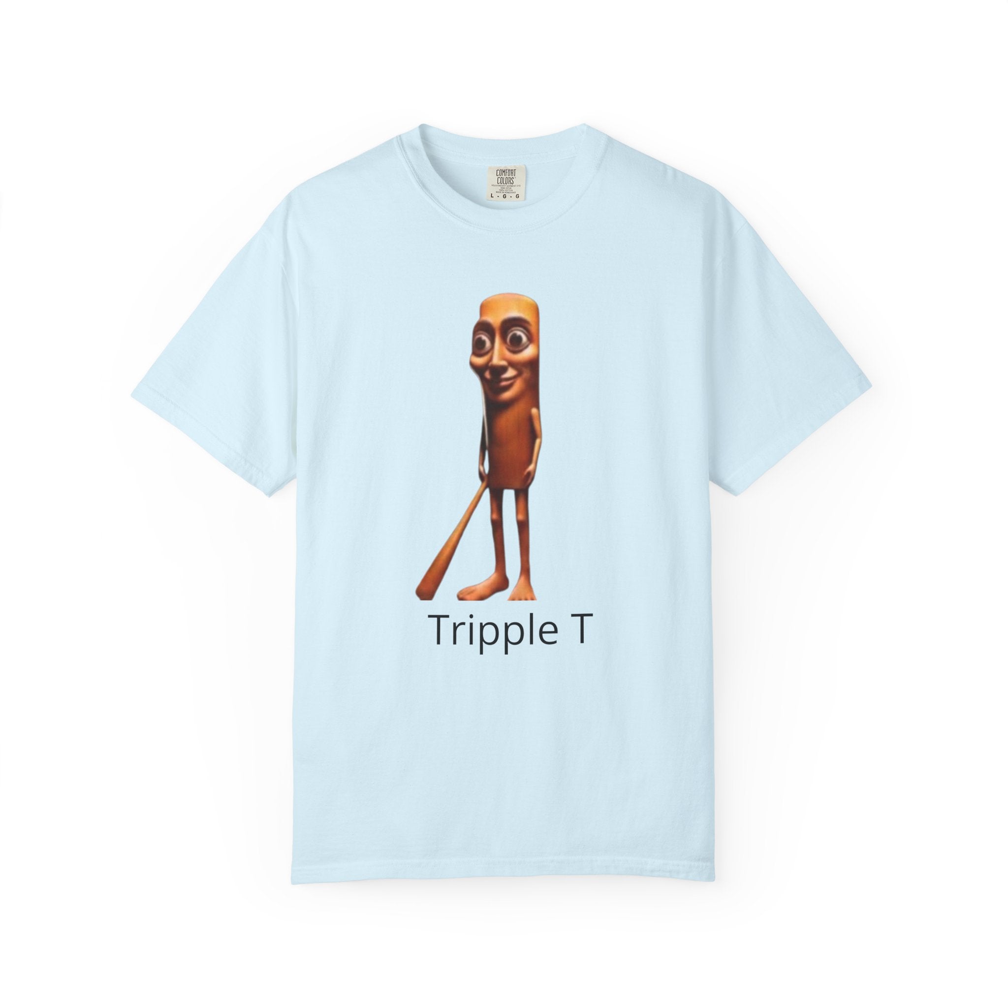 Tripple T Funny Character T-Shirt — Cute Walking Chocolate Bar Graphic Tee