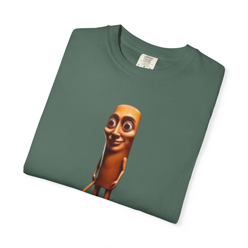Tripple T Funny Character T-Shirt — Cute Walking Chocolate Bar Graphic Tee