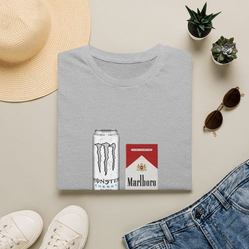 Breakfast T-Shirt — Energy Drink & Cigarettes Graphic Tee