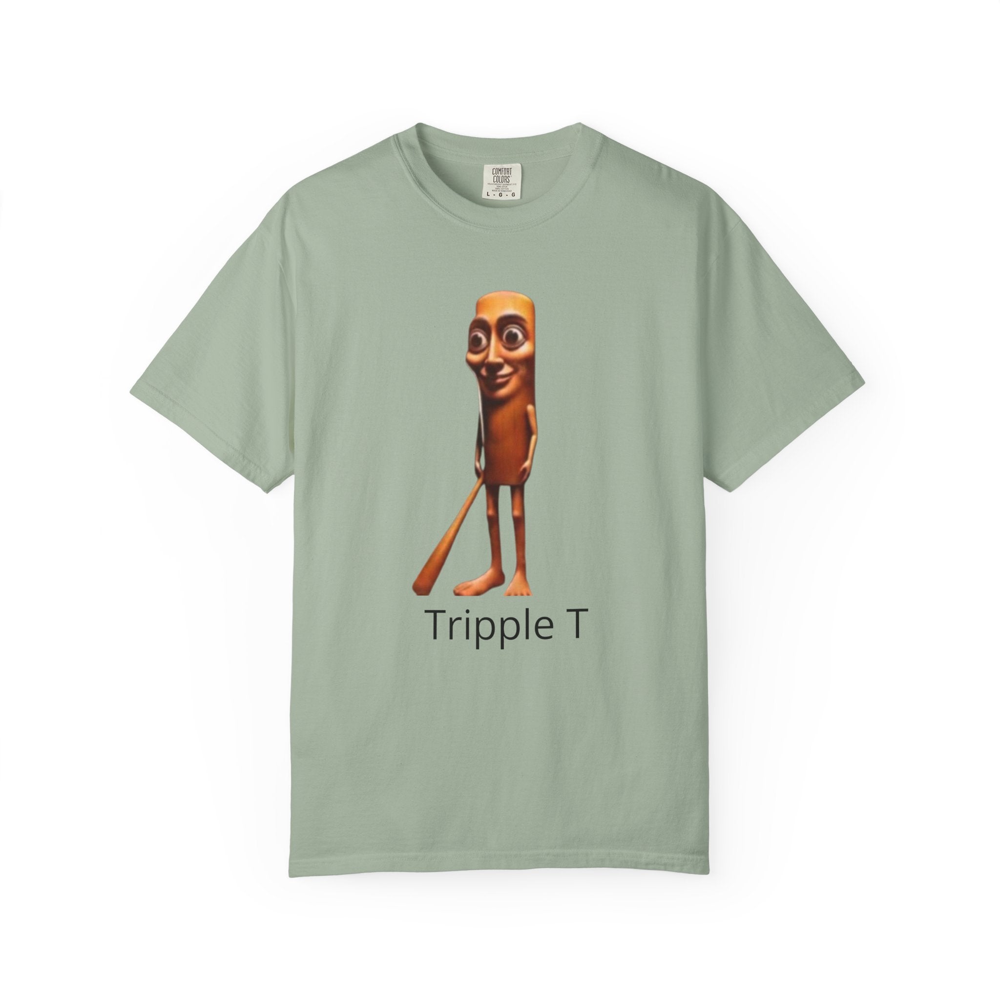 Tripple T Funny Character T-Shirt — Cute Walking Chocolate Bar Graphic Tee