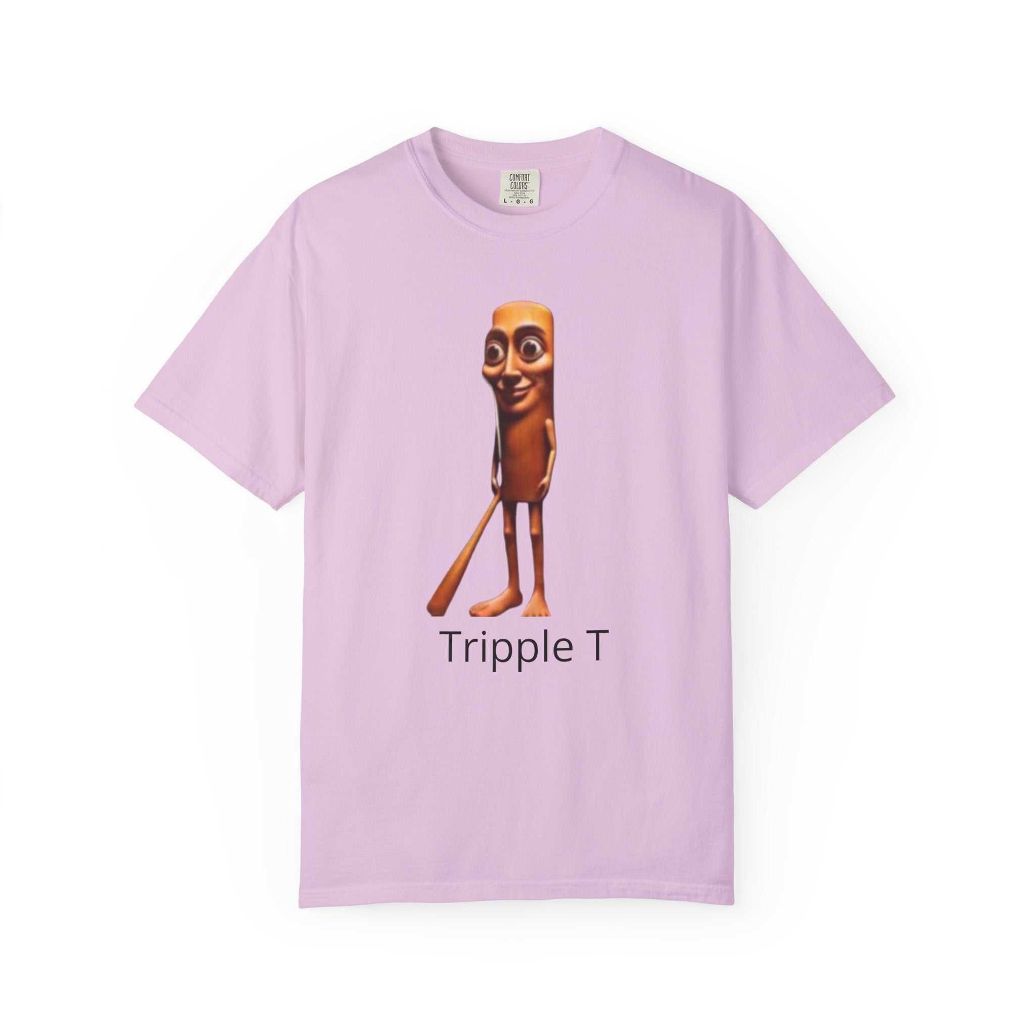 Tripple T Funny Character T-Shirt — Cute Walking Chocolate Bar Graphic Tee